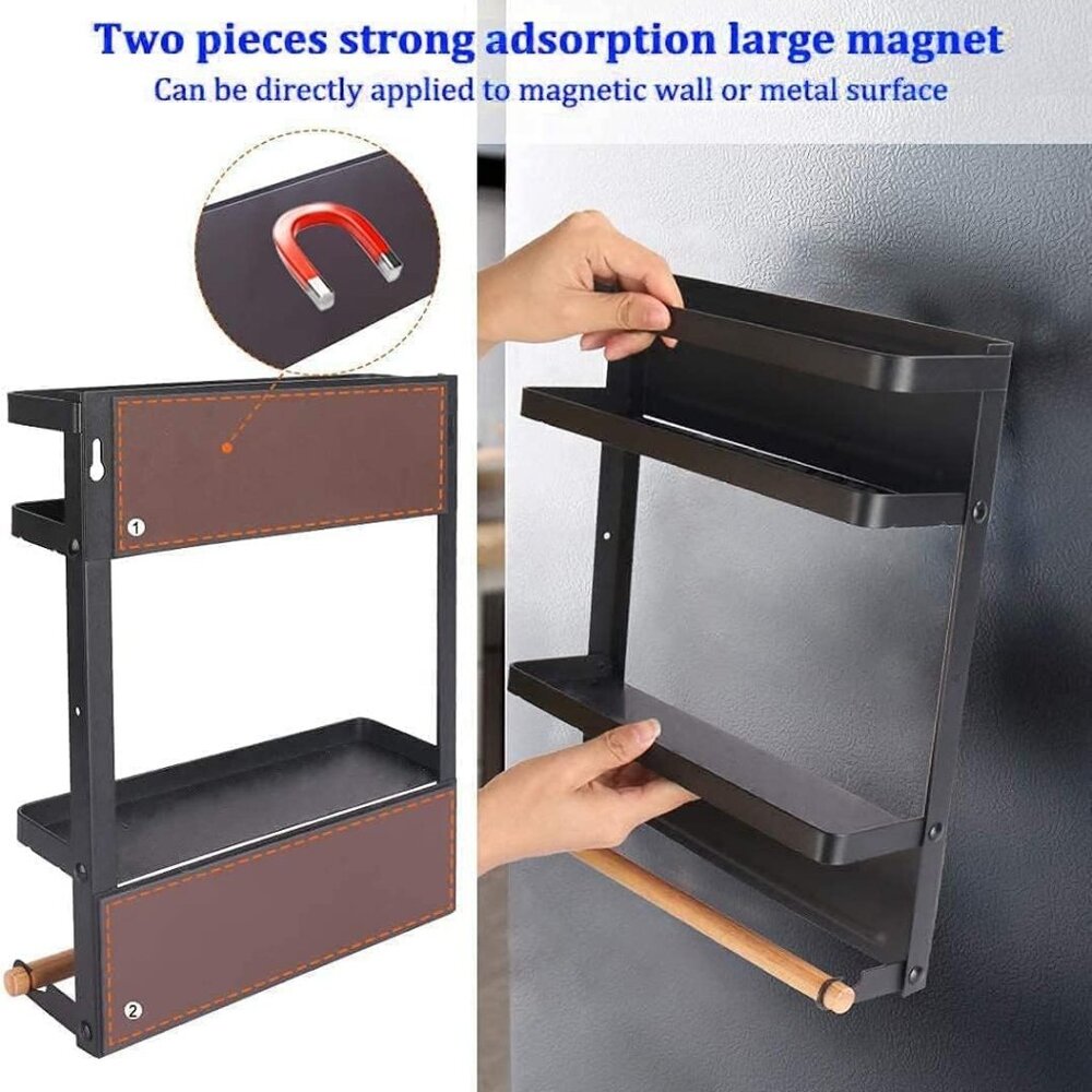 New Magnetic Spice Rack for Refrigerator